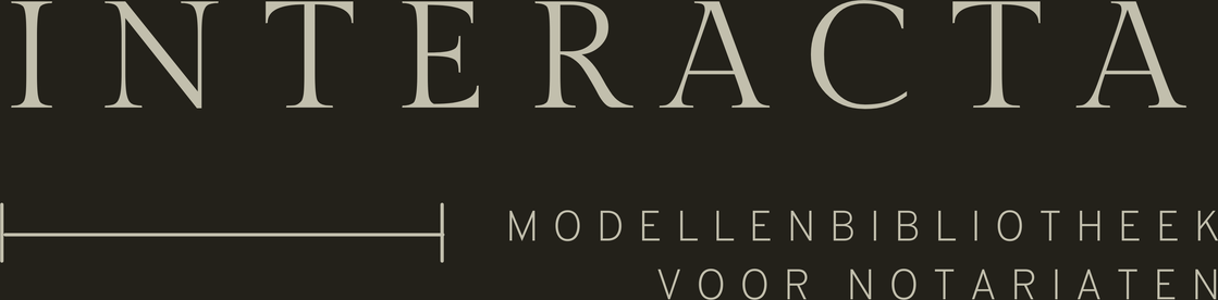Interacta — Modellenbibliotheek voor notariaten